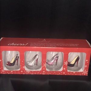 Starstruck red bottom stemless wine glasses *NEW*